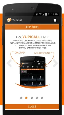 YupiCall android App screenshot 2